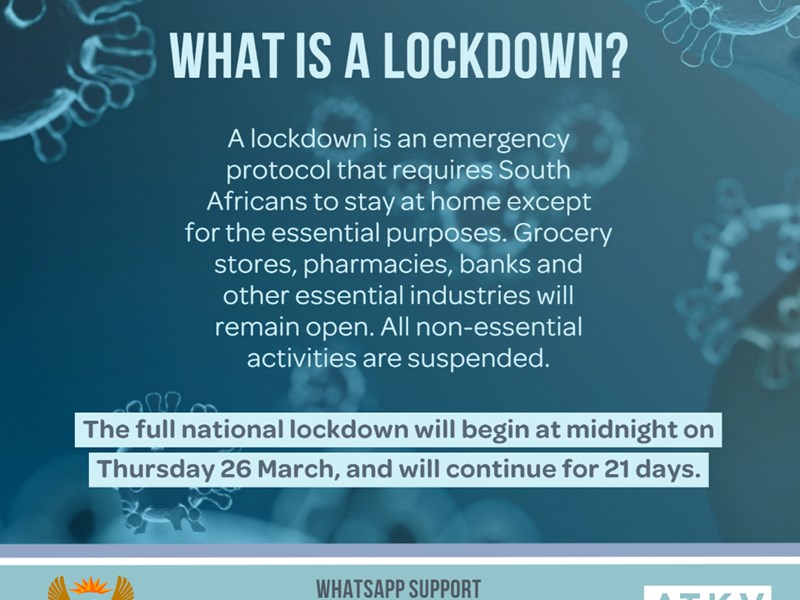 SA national lockdown